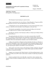 Permanent Council Decision No. 218