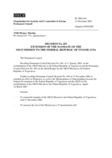 Permanent Council Decision No. 451