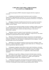 OSCE Charter on Preventing and Combating Terrorism (it)