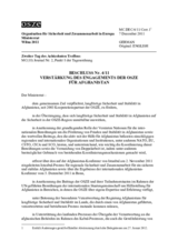 Beschluss Nr. 4/11 über die Verstärkung des Engagements der OSZE für Afghanistan