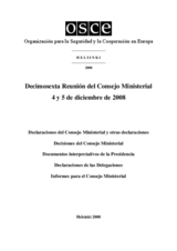 Helsinki Ministerial Council Document (es)