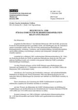 Beschluss Nr. 13/08 über für das Forum für Sicherheitskooperation relevante Fragen 