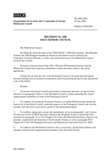 Decision No. 4/06 on the OSCE Senior Council