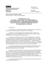 Beschluss Nr. 6/06 über weitere Maßnahmen zur Verhinderung der Verwendung verlorener/gestohlener Reisepässe und anderer Reisedokumente für Kriminelle Zwecke 