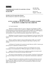 Décision No. 9/06 sur la lutte contre le trafic illicite d’armes légères et de petit calibre  par voie aérienne 