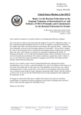 Second statement by the Delegation of the United States of America in response to the statement by the Delegation of the Russian Federation on the situation in Ukraine and the need to implement the Minsk agreements