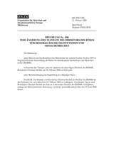 Beschluss Nr. 1/06 über die Verlängerung des Mandats des Direktors des Büros für demokratische Institutionen und Menschenrechte  