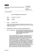 Journal der 1087. Plenarsitzung des Ständigen Rates 