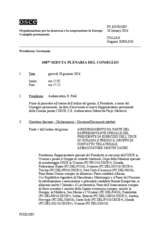 Giornale della 1087a Seduta plenaria del Consiglio permanente