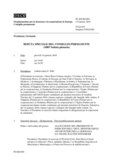 Giornale della 1085a Seduta speciale del Consiglio permanente