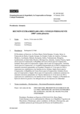 Diario de la 1085ª Sesión extraordinaria del Consejo Permanente 