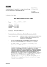 Diario de la 810ª Sesión plenaria del Foro de Cooperación en materia de Seguridad 