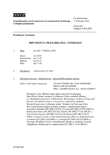 Giornale della 1089a Seduta plenaria del Consiglio permanente