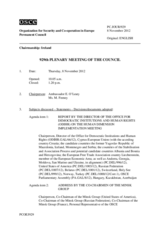 Journal of the 929th Plenary Meeting of the Permanent Council