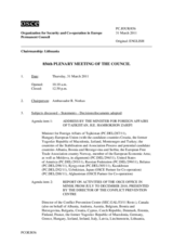 Journal of the 856th Plenary Meeting of the Permanent Council