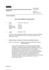 Journal der 1091. Plenarsitzung des Ständigen Rates 