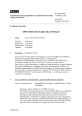 Diario de la 1090ª Sesión plenaria del Consejo Permanente 
