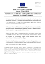 Statement by the Dutch EU Presidency on the abduction and illegal detention of Ukrainian citizens by the Russian Federation