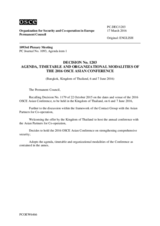 Permanent Council Decision No. 1203