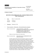 Diario de la 1094ª Sesión extraordinaria del Consejo Permanente 
