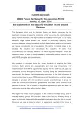 Statement by the Dutch EU Presidency on the situation in and around Ukraine