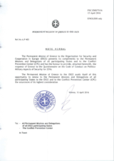 Response by the Delegation of Greece to the Questionnaire on the Code of Conduct on Politico-Military Aspects of Security