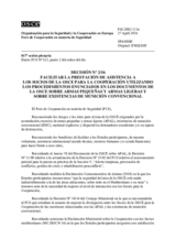 Decisión Nº 2/16 del Foro de Cooperación en materia de Seguridad