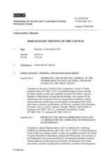 Journal of the 894th Plenary Meeting of the Permanent Council