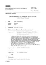 Journal of the 883rd Special Plenary Meeting of the Permanent Council