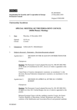 Journal of the 845th Special Plenary Meeting of the Permanent Council