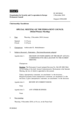 Journal of the 842nd Special Plenary Meeting of the Permanent Council