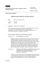 Journal of the 828th Plenary Meeting of the Permanent Council