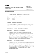 Journal of the 827th Plenary Meeting of the Permanent Council