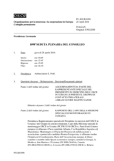 Giornale della 1098a Seduta plenaria del Consiglio permanente