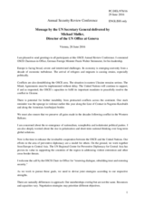 Message by the Secretary General delivered by Mr. Michael Moller, Director of the UN Office at Geneva