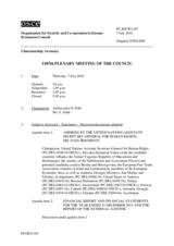 Journal of the 1107th Plenary Meeting of the Permanent Council