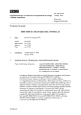 Giornale della 1101a Seduta plenaria del Consiglio permanente