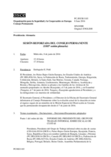 Diario de la 1103ª Sesión reforzada del Consejo Permanente