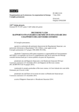 Decisione N.1210 del Consiglio permanente