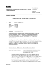 Giornale della 1108a Seduta plenaria del Consiglio permanente