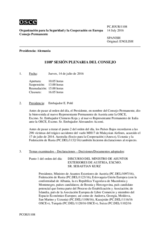 Diario de la 1108ª Sesión plenaria del Consejo Permanente 