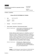 Journal of the 812th Plenary Meeting of the Permanent Council (fr)