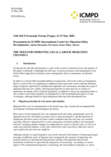 Presentation by Ms. Alenka-Mesojedec Pervinsek, Senior Policy Adviser, International Center for Migration Policy Development (ICMPD)