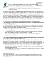 Stop Sex Trafficking of Children and Young People in the OSCE