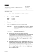 Journal of the 770th Plenary Meeting of the Permanent Council