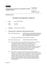 Journal of the 770th Plenary Meeting of the Permanent Council (it)