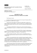 Permanent Council Decision No. 1026