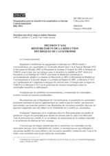 Décision no 6/14 sur le renforcement de la réduction des risques de catastrophe
