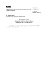 Permanent Council Decision No. 416 (it)