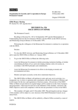 Permanent Council Decision No. 526